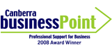 Winner - Canberra BusinessPoint Award for Sales Growth 2008