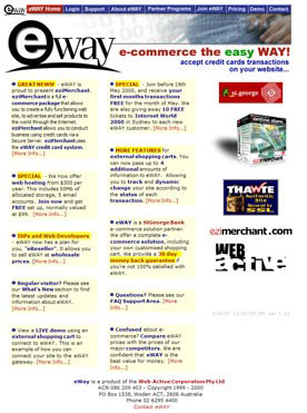 eWAY website 2000
