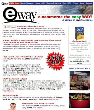 eWAY website 2003