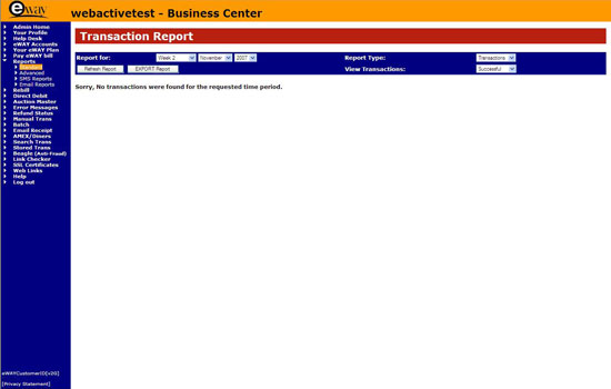 Standard Reports