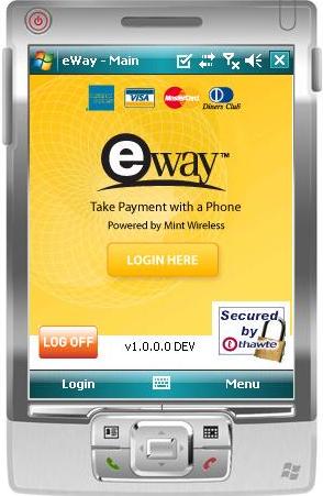 eWAY Mobile Payments login