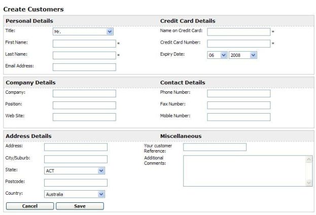 Create Customer