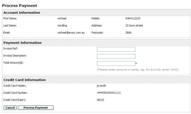 Process Payment