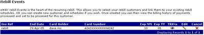 View Recurring Billing Customer Details
