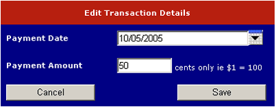 Edit Transaction Details