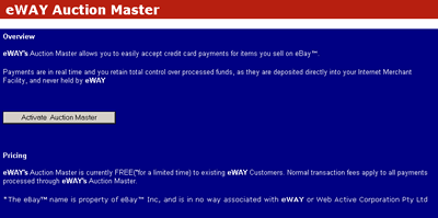 Auction Master Step 1