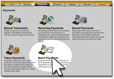 Select Batch Payments