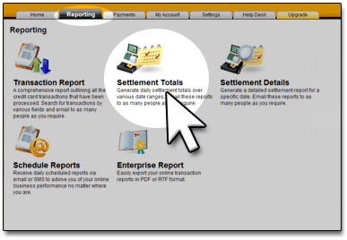 Select Settlement Report