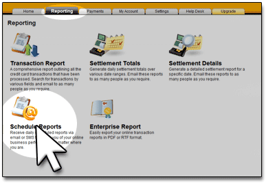 Select Schedule Reports