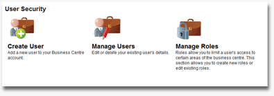 User Security Options