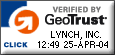 Secured by Geotrust Site Seal